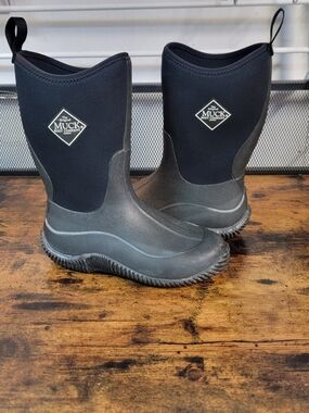 Muck Boot Company Kids' Black Waterproof Neoprene Boots